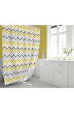 Banyo Perdesi - Tek Kanat Duş Perdesi, Polyester Kumaş Duşakabin Perdesi 180x200 Cm Küvet Perdesi