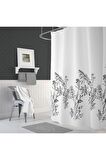 180x200 Cm Funda Tek Kanat Banyo Perdesi, Yıkanabilir Polyester Kumaş Banyo Perdesi, Duş Perdesi