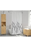 180x200 Cm Funda Tek Kanat Banyo Perdesi, Yıkanabilir Polyester Kumaş Banyo Perdesi, Duş Perdesi