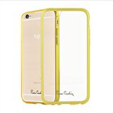 Pierre Cardin iPhone 6 ile Uyumlu Silikon Arka Koruma Paneli Sarı PCZ-S05