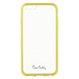Pierre Cardin iPhone 6 ile Uyumlu Silikon Arka Koruma Paneli Sarı PCZ-S05