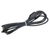 Earldom 2 adet Micro USB + 1 adet Lightning Şarj Kablosu 1.2 M Siyah