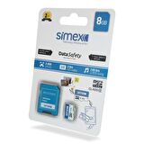 Simex Hafiza Karti SH-101 Data Safety Micro SD    8GB
