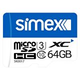 Simex Hafiza Karti SH-101 Data Safety Micro SD    64GB