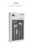 3.5 mm Jack Kablolu Kulak İçi Mikrofonlu Kulaklık - Yüksek Bas Günlük Kullanım Spd-04 Gri/Beyaz