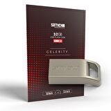 Simex USB Bellek SU-105 Celerity  3.0 Metal Gri 32GB