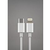 Simex Type-C To Lightning PD SM-PD55 1mt 55 Enerji Data Kablosu