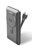 Hızlı Şarj Temassız MagSafe PowerBank 22,5W 10000mAh Dahili Kablolu Simex S-38 Polite