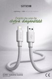 USB to Lightning Hızlı Şarj Kablosu, iPhone 7/8/X/11/12/13/14 Serisi Uyumlu, Gri, 1 Metre