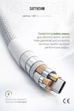 USB to Lightning Hızlı Şarj Kablosu, iPhone 7/8/X/11/12/13/14 Serisi Uyumlu, Gri, 1 Metre