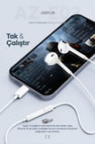 İphone 15-16-17 Serileri Uyumlu TAK ÇALIŞTIR - İphone Samsung Redmi Type-C Kablolu Kulaklık AZ-E03