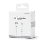 iPhone 11-12-13-14 Uyumlu Usb to Lightning Hızlı Şarj Kablosu 1 Mt CE Belgeli - SPK-15 Beyaz