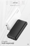  20000mAh Powerbank - Led Işık Göstergeli - Taşınabilir Şarj Cihazı - Beyaz JP-P10A