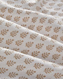 English Home Pure Leaves Ecosoft Çift Kişilik Pike 200x220 cm Bej