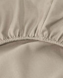 English Home Crystal İpeksi Twill King Size Nevresim Takımı Taş Rengi