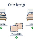 English Home Crystal İpeksi Twill King Size Nevresim Takımı Taş Rengi