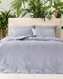 Crystal İpeksi Twill King Size Nevresim Takımı 240x220 cm Mavi