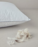 English Home Super Soft Kaz Tüyü Yastık Beyaz