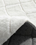 English Home Soft Touch Rabbit Pelüş Halı Açık Gri