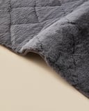 Soft Touch Rabbit Pelüş Halı Antrasit