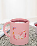 Little Unicorn Plastik Pipetli Bardak Pembe