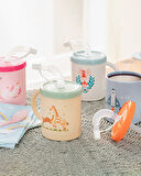 Little Unicorn Plastik Pipetli Bardak Pembe
