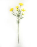 Daisy Tek Dal Yapay Çiçek Sarı
