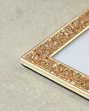 Glitter Çerçeveli Yılbaşı Ağaç Süsü Gold