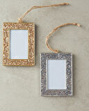 Glitter Çerçeveli Yılbaşı Ağaç Süsü Gold