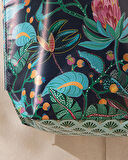 English Home Exotic Leaves Alışveriş Çantası Mor