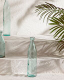 English Home Recycled Bottle Cam Vazo Yeşil