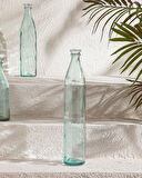 English Home Recycled Bottle Cam Vazo Yeşil