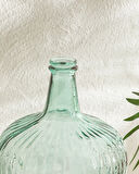 English Home Recycled Demijohn Cam Vazo Yeşil