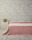 English Home Plain Pamuklu Tek Kişilik Pike Pembe