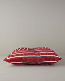 English Home Northsea Pamuk Dekoratif Minder Beyaz - Bordo
