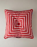 English Home Northsea Pamuk Dekoratif Minder Beyaz - Bordo