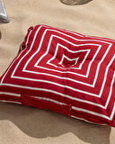 English Home Northsea Pamuk Dekoratif Minder Beyaz - Bordo
