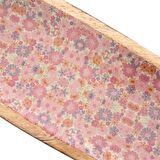 Vitale Şiva Çiçek Desenli Oval Tabak Pembe AK.FQ0010