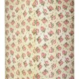 Vitale Şiva Çiçek Desenli Krem Mumluk 18x41 cm AK.FQ0023