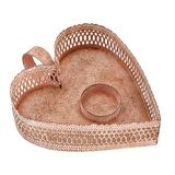 Vitale Pim Pudra Metal Kalpli Mumluk 17x5 cm AK.EZ0083
