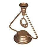 Vitale Rusty Gold Çan Modeli Mumluk 13x29 cm AK.GN0006