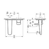 Artema Sento Ankastre Lavabo Bataryası Krom A42539