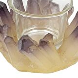 Vitale Dragon Dekoratif Ametist Mumluk 11x6 cm AK.ID0033
