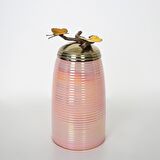 Vitale Yakut Cam Büyük Dekoratif Obje