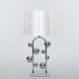 Vitale Metal Ayaklı Masa Lambası Beyaz AY.VTL-0044