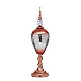 Vitale Sultan Bronz Kapaklı Vazo 24x15x49 cm AK.JE0035