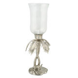Vitale Palmier Dekoratif Mumluk Silver 20x20x54 cm AK.IU0454