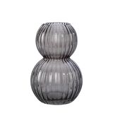 Vitale Gri Su Kabağı Cam Vazo 1 14,5*14,5*22,5 Cm AK.JK0013