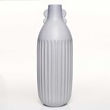 Vitale Antıque Gri Vazo Büyük 14*14*45 Cm AK.JL0048