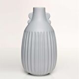 Vitale Antıque Gri Vazo Orta 17*17*33 Cm AK.JL0052